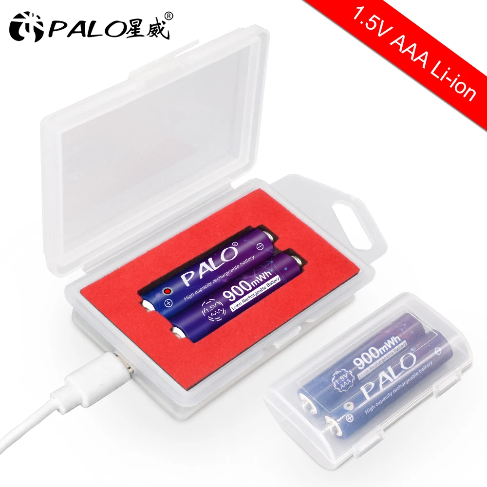 

900mWh 1.5V AAA battery rechargeable Li-ion battery AAA 1.5v lithium li-ion rechargeable battery and 1.5V Li-ion battery charger
