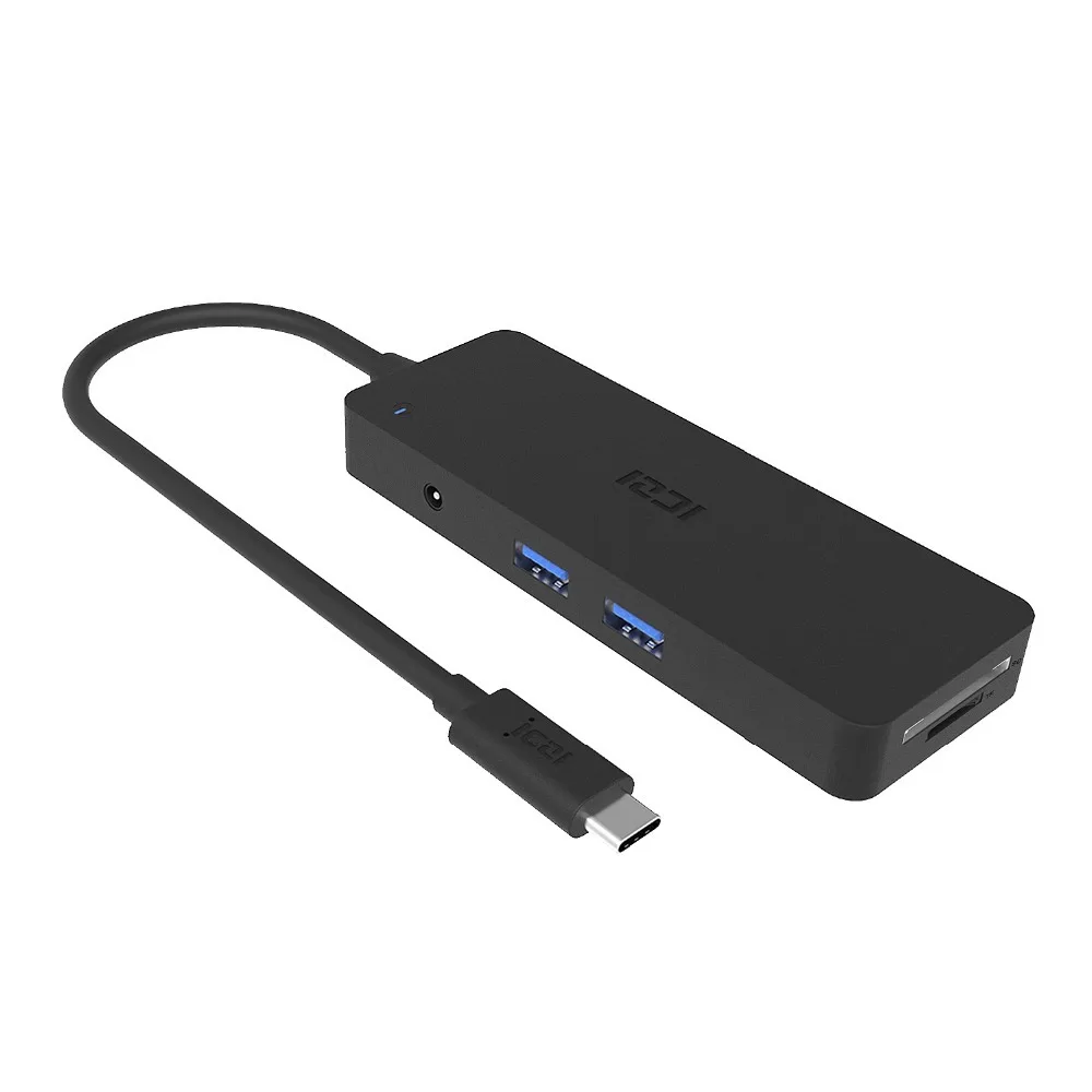 ICZI 8 в 1 USB C концентратор type до 4 3 0 портов + кардридер (SD TF) 2 порт для передачи данных