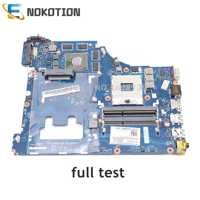 Материнская плата NOKOTION для ноутбука Lenovo IdeaPad G500 15 6 дюйма VIWGP GR HM76 DDR3HD 8750 м 2G