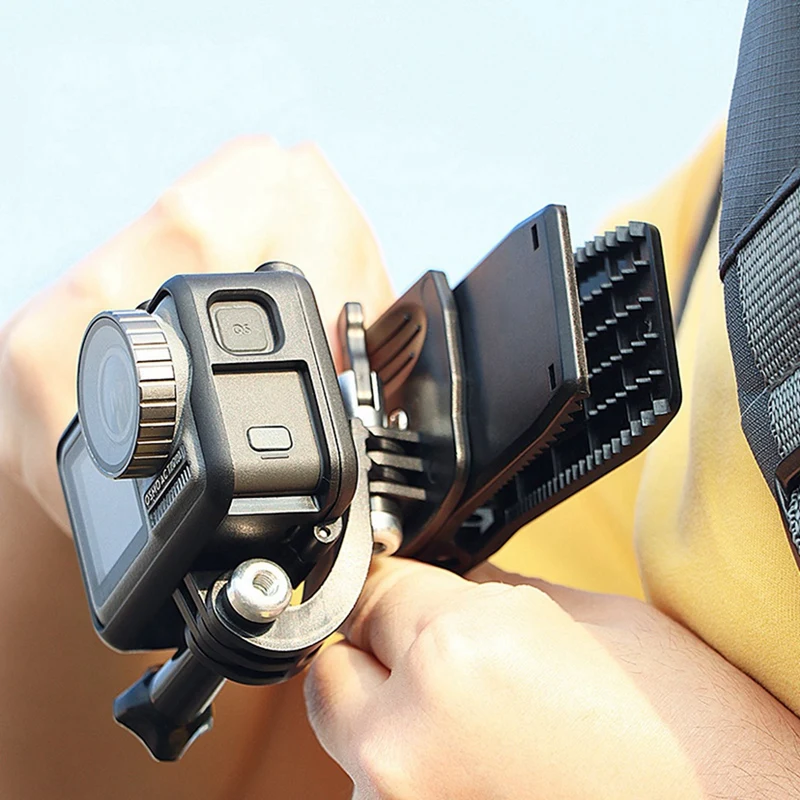 

4 Pcs Camera Accessories:1 Pcs J Shape Backpack Clip Mount & 3 Pcs Filter UV CPL ND8 Lens Filter