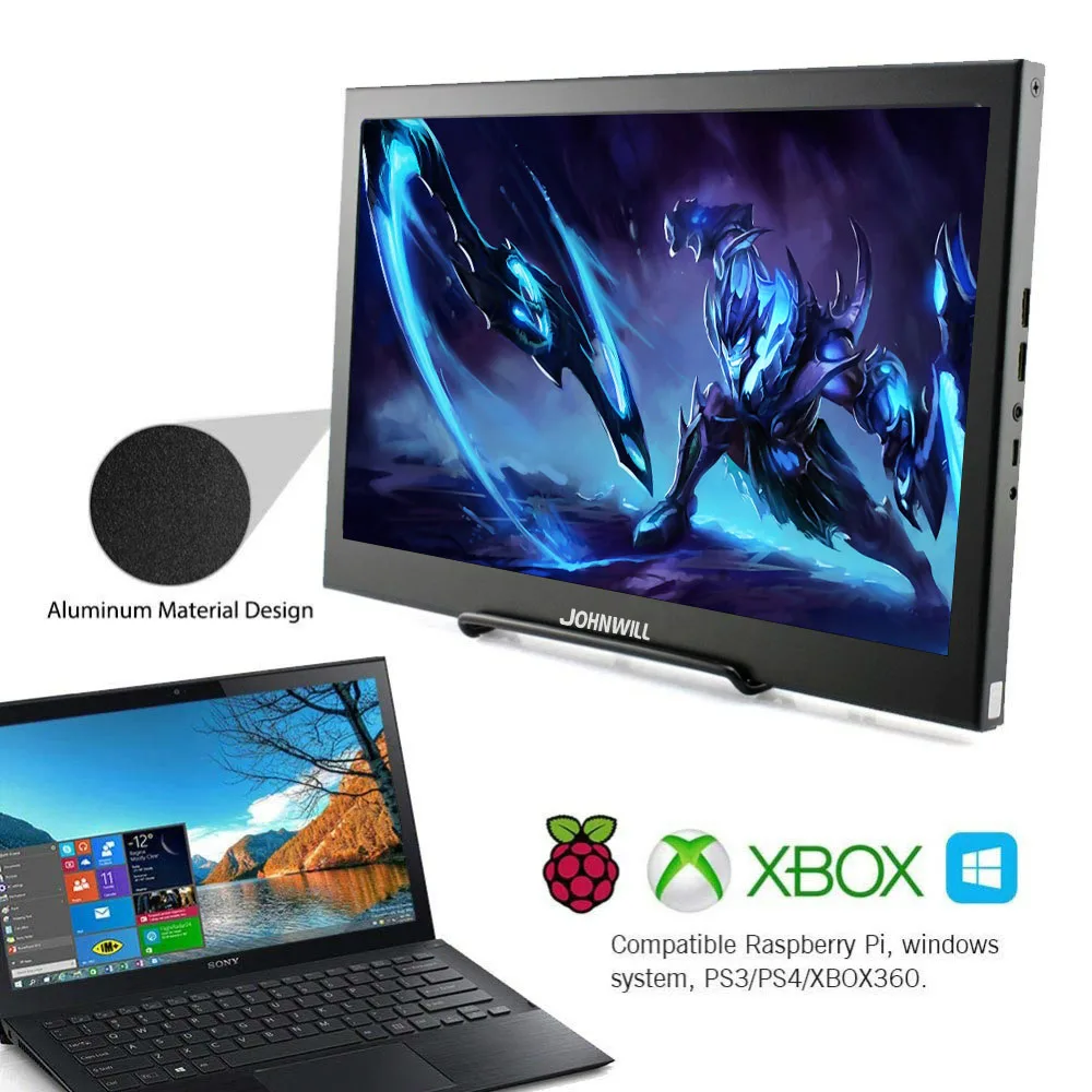 Портативный 13 3 HD 2K2560*1440 монитор для компьютера HDMI USB порт PS4 Xiaomi Raspberry Pi