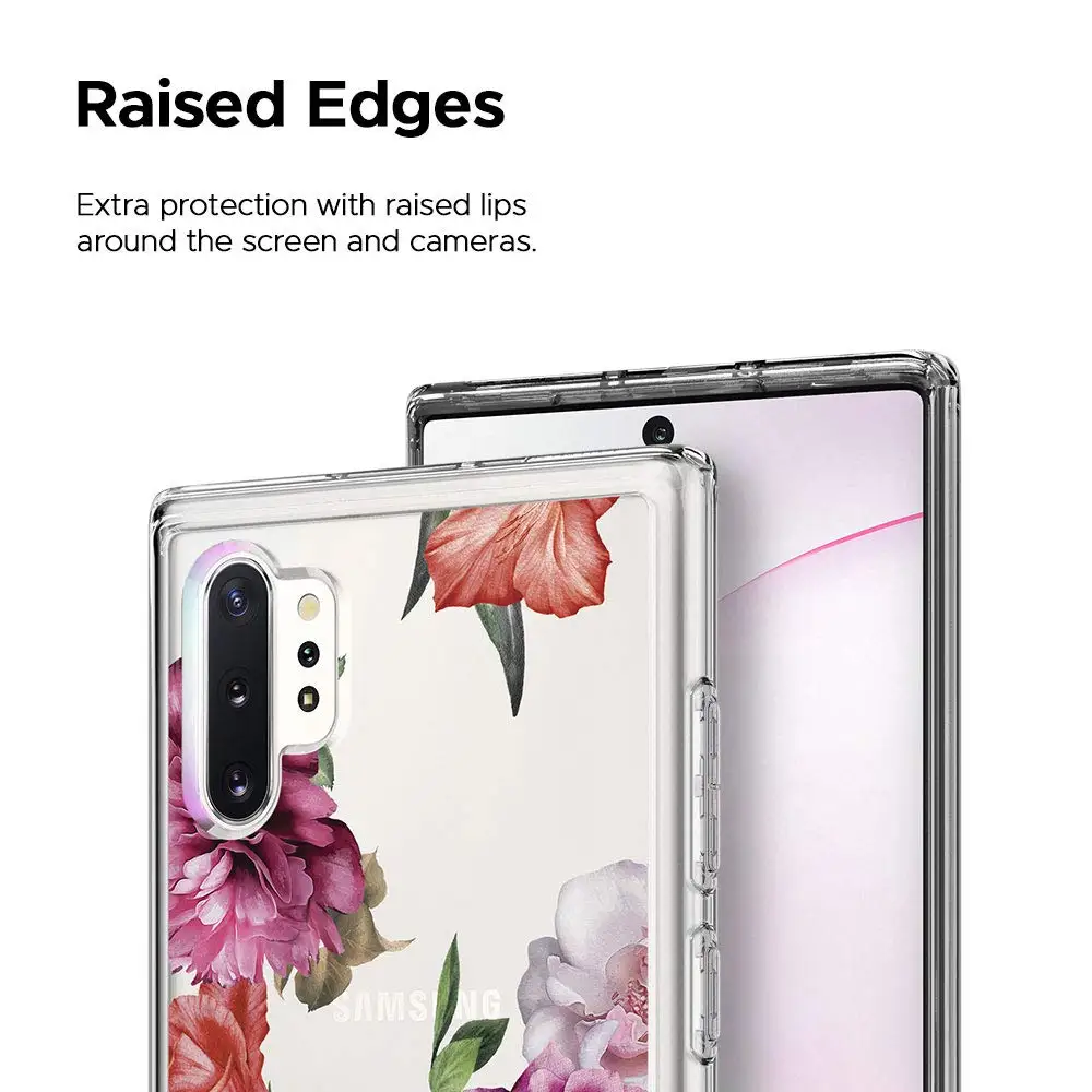 Новый чехол Spigen CYRILL серии Cecile с цветочным рисунком для Galaxy Note 10 Plus модные