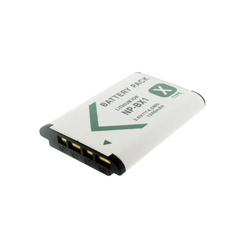 Белый NP-BX1 NPBX1 BX1 Аккумулятор для sony Cyber-shot RX1, RX100, WX300, WX350, HX300, HX50V, HDR-AS50, AS15, AS100VR, AS200VR, CX240, PJ275 PJ440 - Цвет: Белый