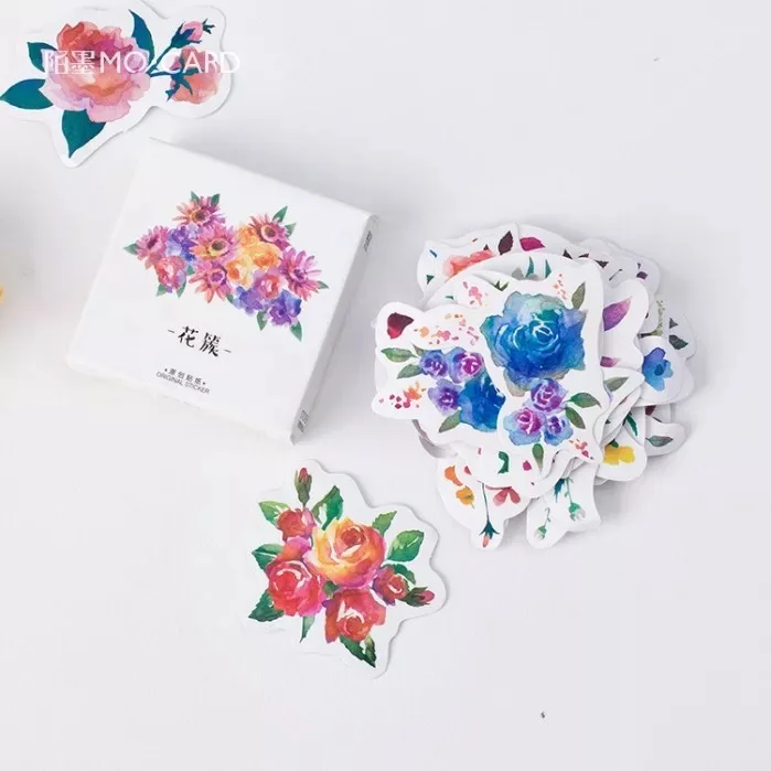 Креативные цветы декоративные Diy Дневник наклейки Kawaii планировщик для