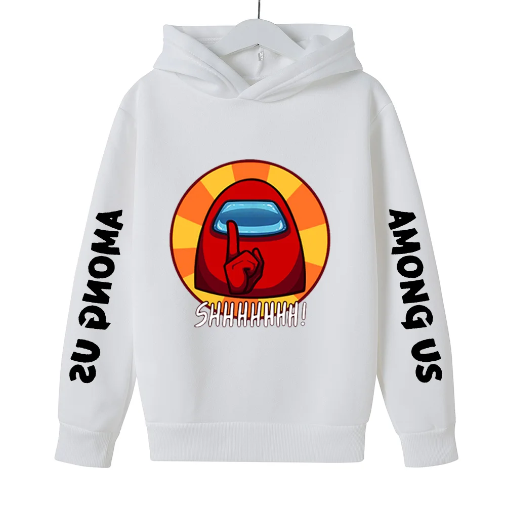 

Us Animation Novel Weird Game U Graphic Clothes New Fashion Hoodies Cotton Costume Kids Boys Tops Long Sleeve Children Clothing