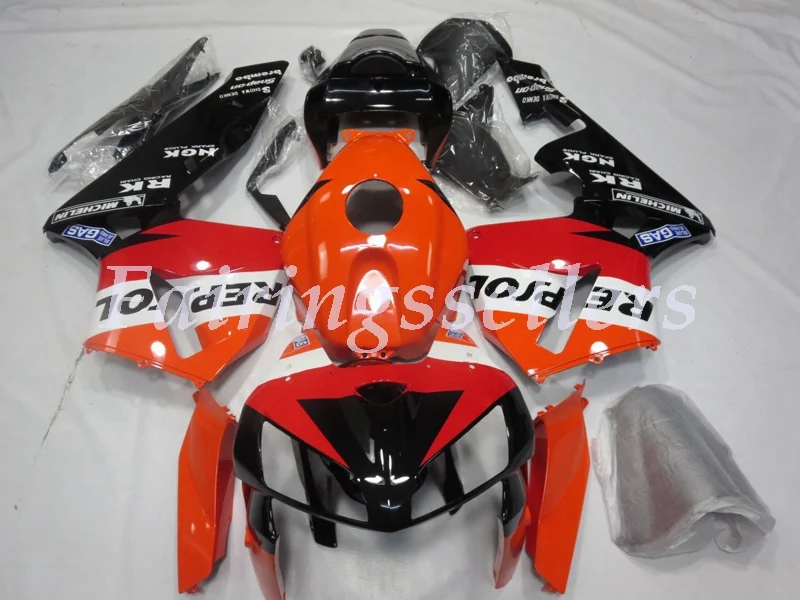 Top (Injection mold) New ABS Motorcycle Full Fairing Kit Fit For Honda CBR600RR 05 06 F5 2005 2006 Fairings Custom Blue Rossi | Автомобили