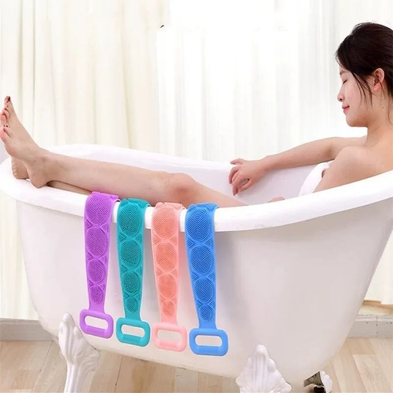 Силиконовые щетки для ванной комнаты банные полотенца щетка тела пояс ванны
