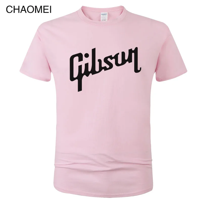 Летняя новая футболка Gibson Мужская хлопковая футболка с круглым вырезом Мужская футболка с коротким рукавом хип-хоп Homme Футболки Camisetas Hombre C36 - Цвет: 3