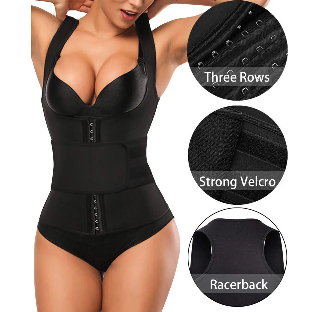 

Women Fitness Corset Sport Body Shaper Vest Female Waist Trainer Workout Slimming Shapewear Weight Loss Fajas Colombianas