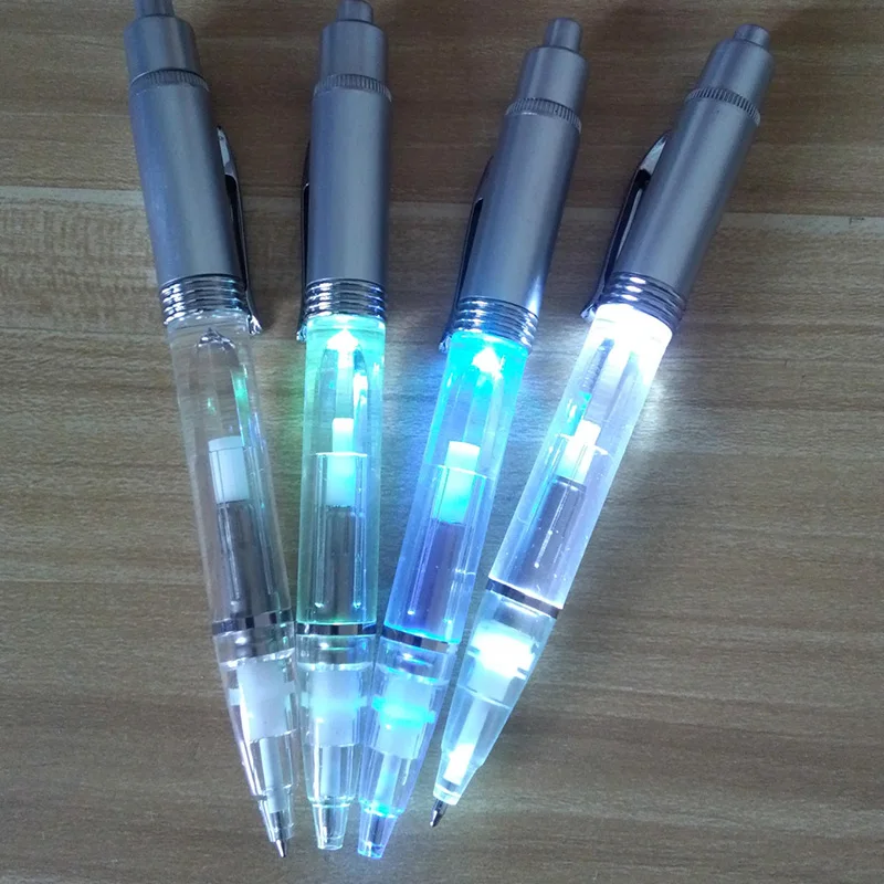 

Pen Light - LED Pen with Light ,Light Up Penlight for Night Writing -One Set Extra Batteries and Ink Cartridges Included-5 Pack