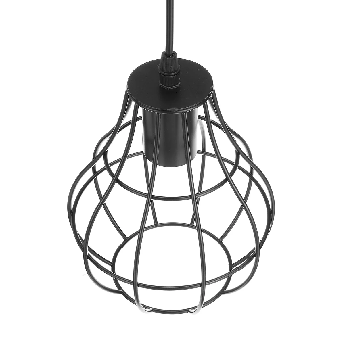 

Black Iron Pendant Lights Nordic Hanging Cage Vintage Pendant Lamp Modern Industrial Metal Hanging Lamp Parlor for E26 E27 LED