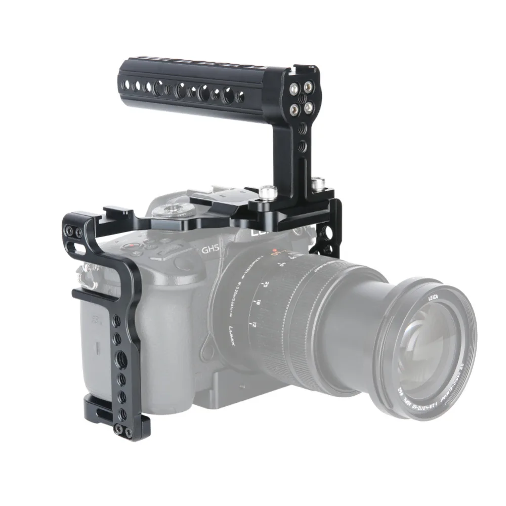 NICEYRIG для Panasonic Lumix GH5 GH5s камера для фотосъемки комплект с натовским сыром Верхняя ручка NATO Rail 1/4 3/8 винт Холодный башмак