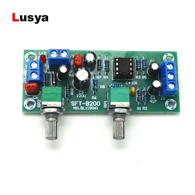 

Фильтр нижних частот NE5532, басовый тон, сабвуфер, предусилитель, плата предварительного усилителя, постоянный ток 10-24 В, A9-008