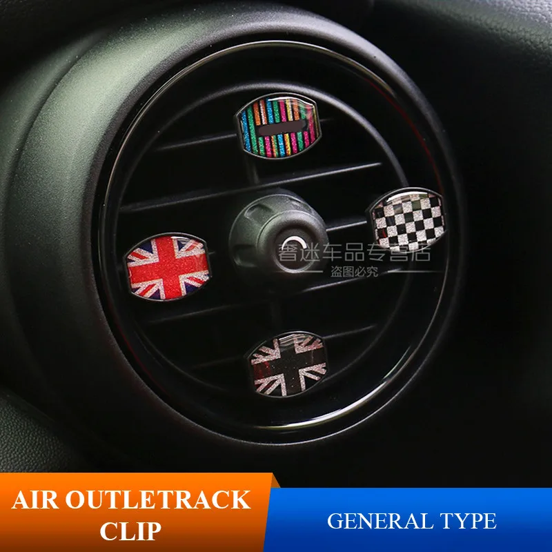 

Union Jack Air Freshener Car Air Vent Clip Perfume For Mini Cooper JCW One S + Clubman Countryman Paceman Hatchback Car Styling