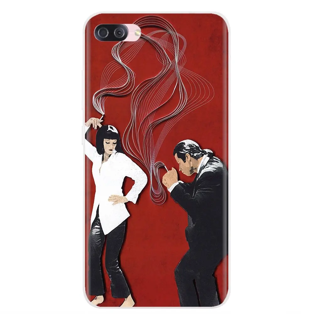 Вдохновляющий силиконовый чехол для телефона Миа Уоллес целлюлоза фантастика