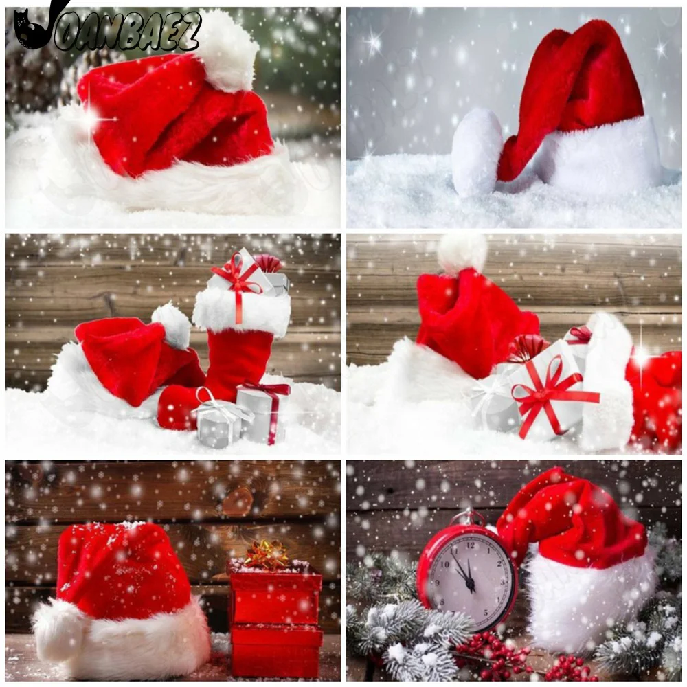 

Diamond Painting Christmas Hat Mosaic 5D Diy Snow Embroidery Set Stockings Cross Stitch Rhinestone Inlaid Handmade Decoration