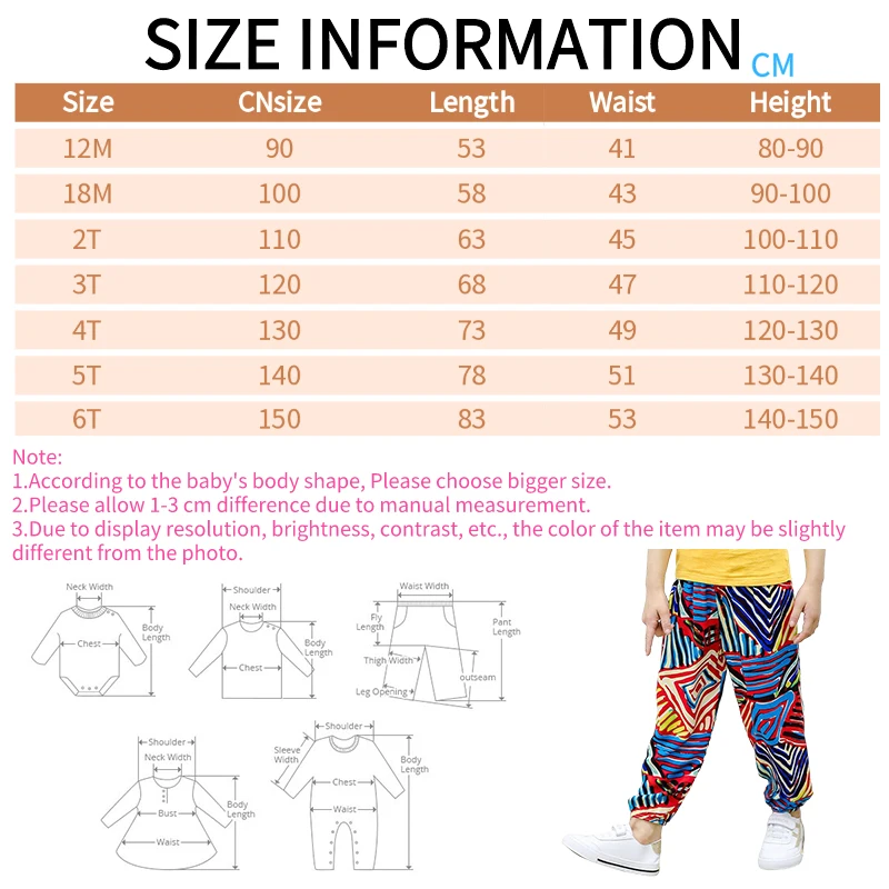 

Andy Papa Summer And Autumn Children's Unisex Mosquito Harem Pants New Fashion Loose Ankle-Length Cottton Cute Elastic Trousers