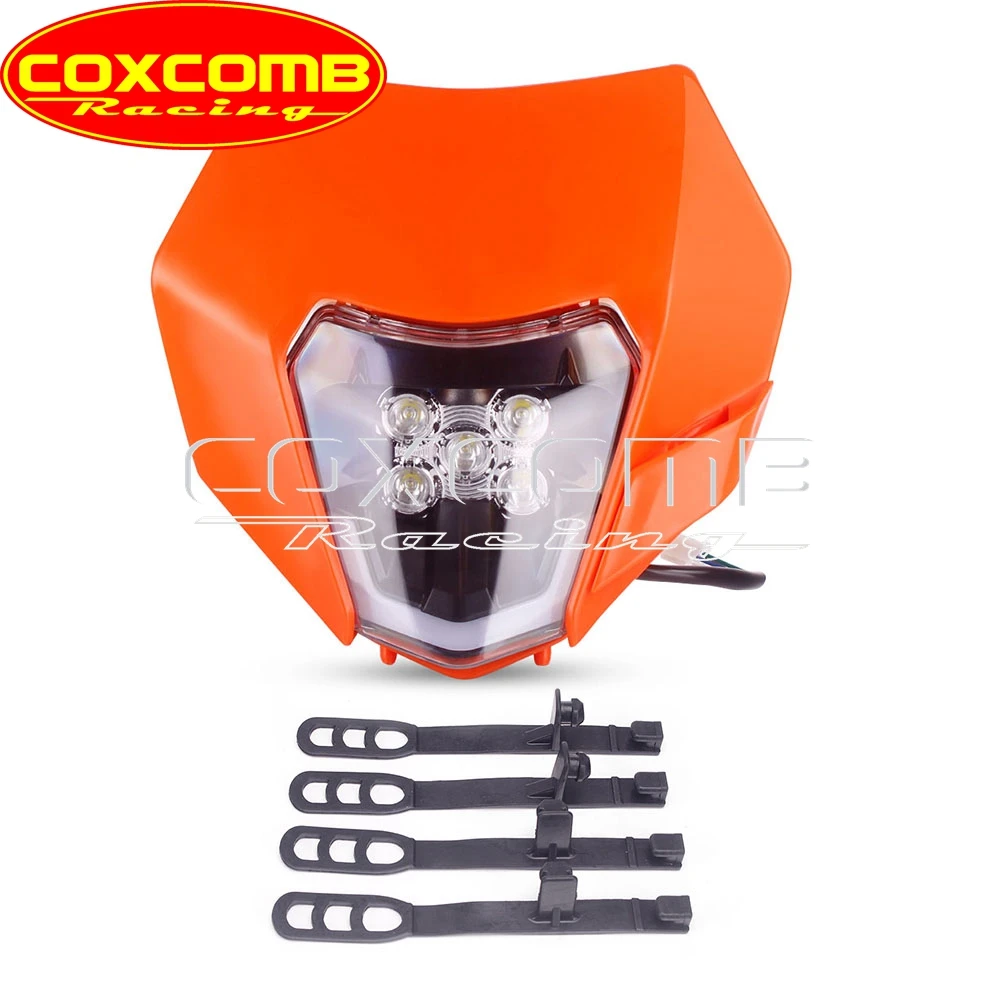 Светодиодные фары Supermoto для внедорожников дальнего/ближнего света обтекательная