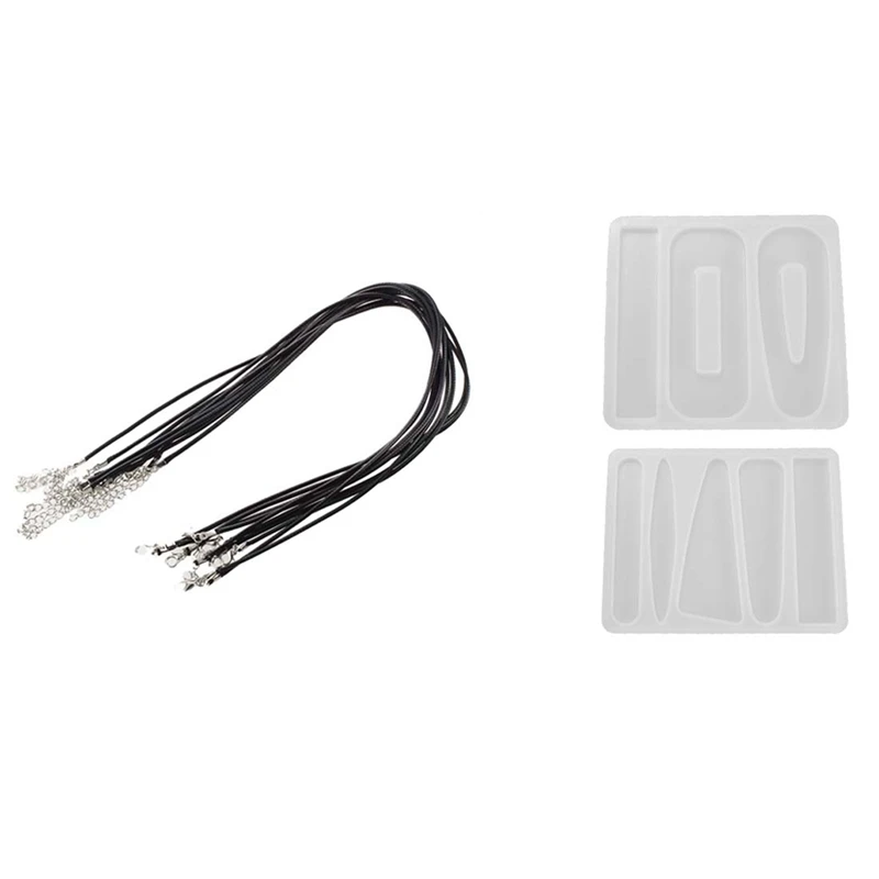 

Ожерелье с кожаным ремешком 10 шт., колье 2 мм + застежка с 2 силиконовыми бриллиантами, инструменты для изготовления ювелирных изделий