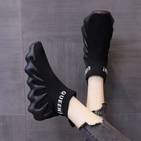 woman shoes socks shoes women 2021 summer new korean version of all match casual shoes black high top womens sneakers shoes
