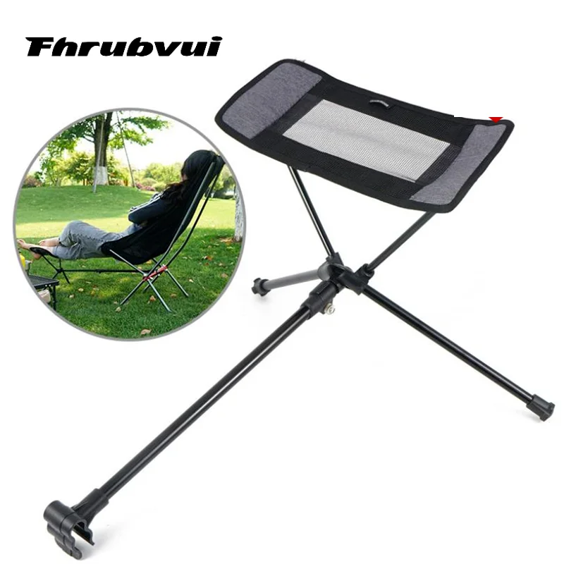 

Outdoor Portable Stool Collapsible Footstool For Camping Beach Chair Folding Fishing BBQ Camping Chair Foot Recliner Foot Rest
