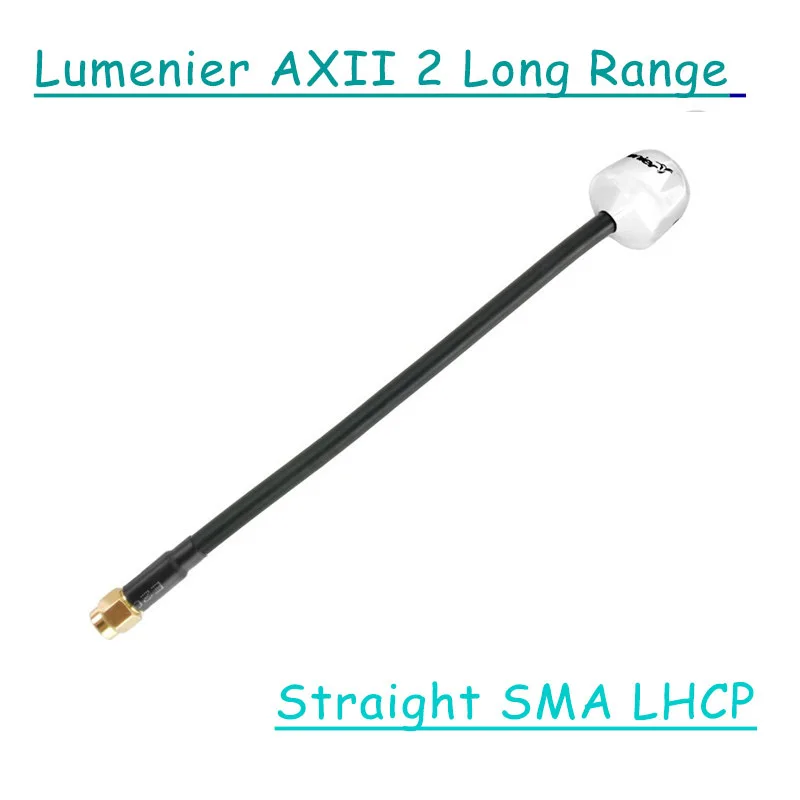 Lumenier AXII 2 5,8 GHz 2.2dBi усиление FPV Антенна MMCX/Прямая MMCX/U. FL/угловая стебби/дальняя антенна SMA RC Drone Accs