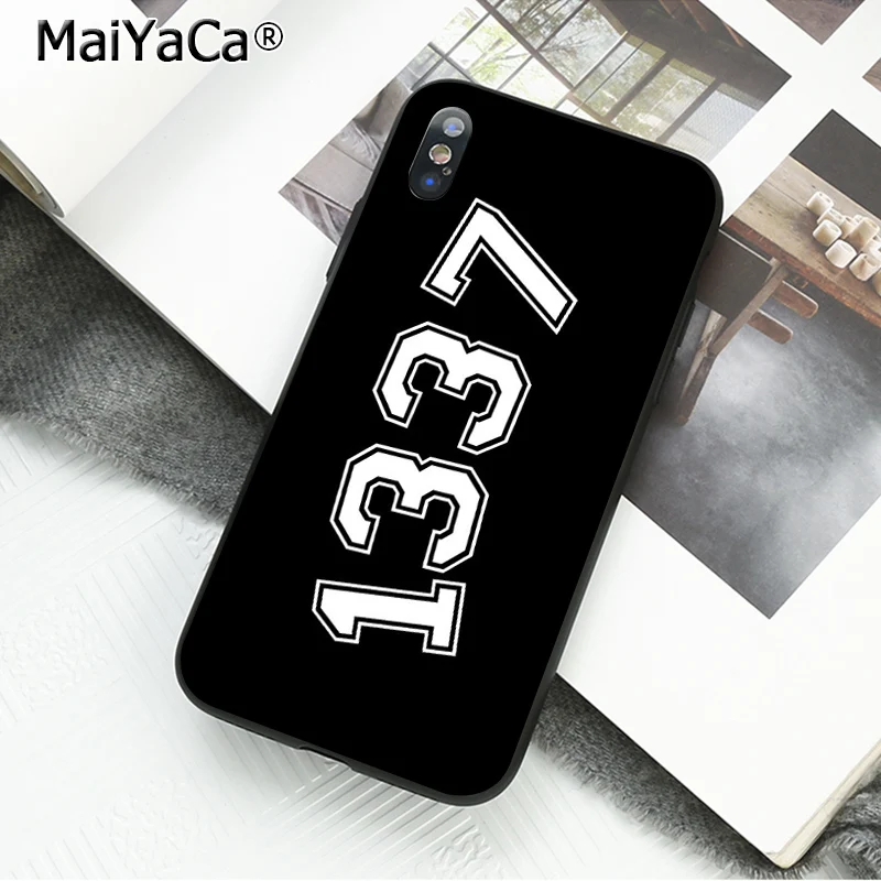 A10 MaiYaCa счастливое число и буква чехол для телефона iphone 11 Pro 11Pro MAX 8 7 6S Plus X XS MAX 5 5S SE XR - Цвет: A10
