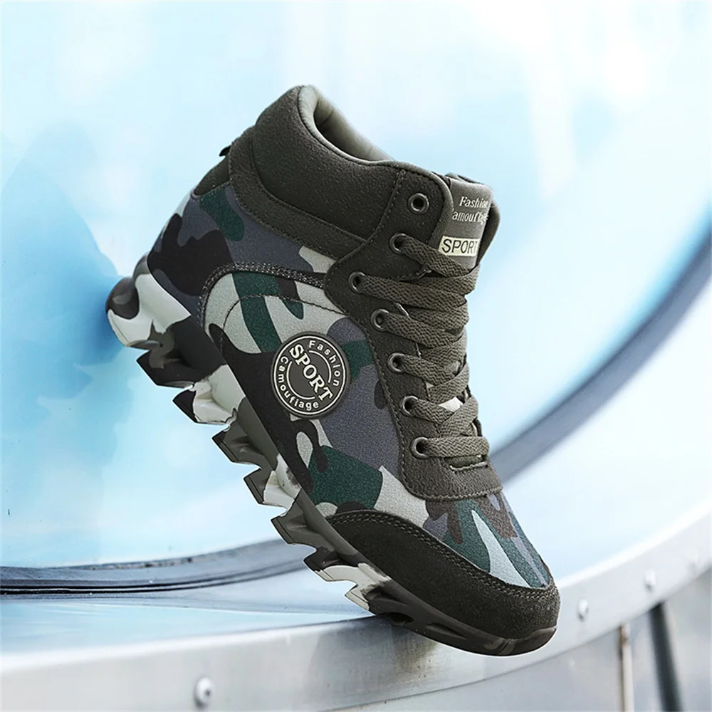 New outdoor camouflage boots women's sports shoes ladies army green 2019 autumn winter travel casual women | Обувь