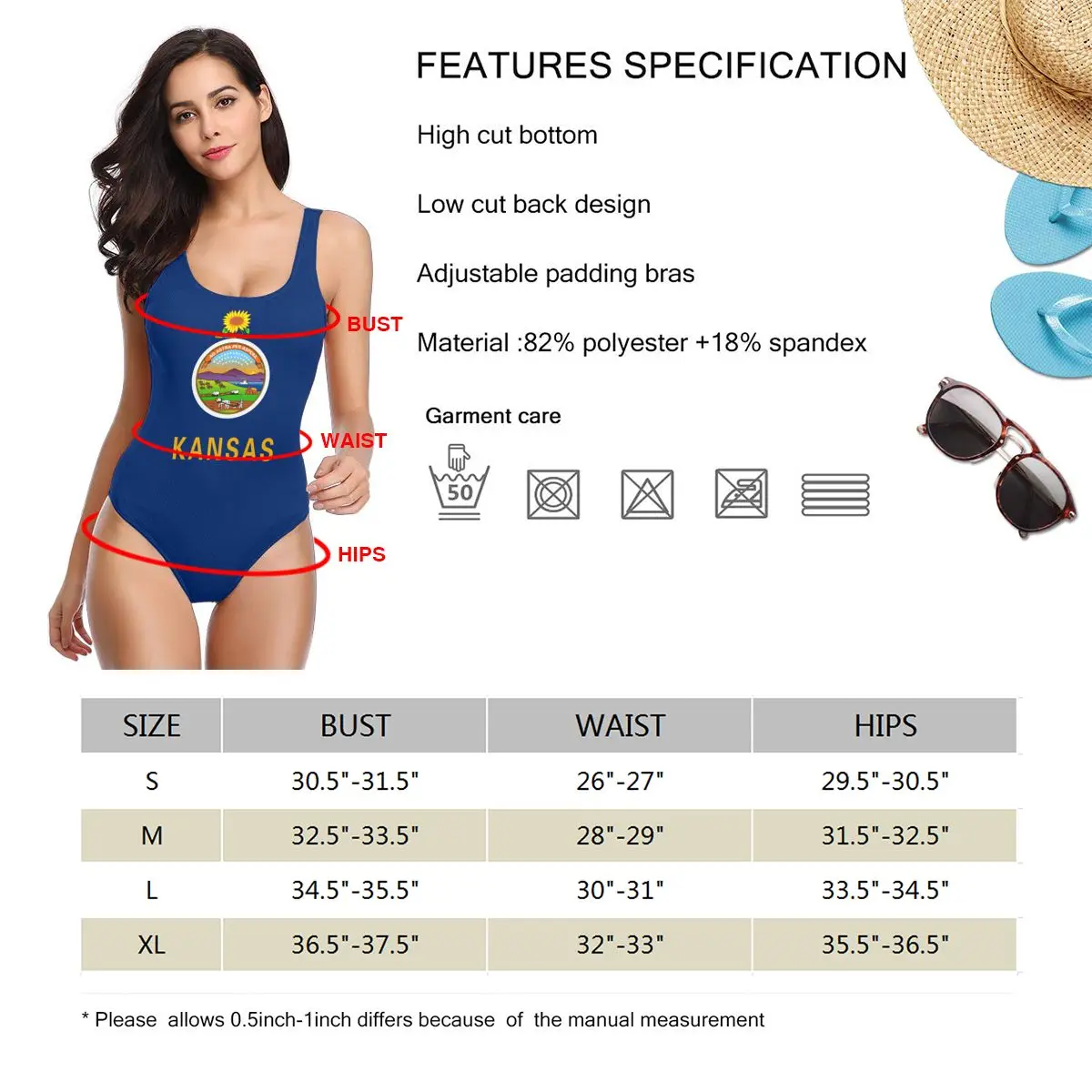 

U.S.A State Style Halter Print 2021 Sexy Women One-Piece Swimsuit Suits Bodysuit Beach Wear Backless Monokini
