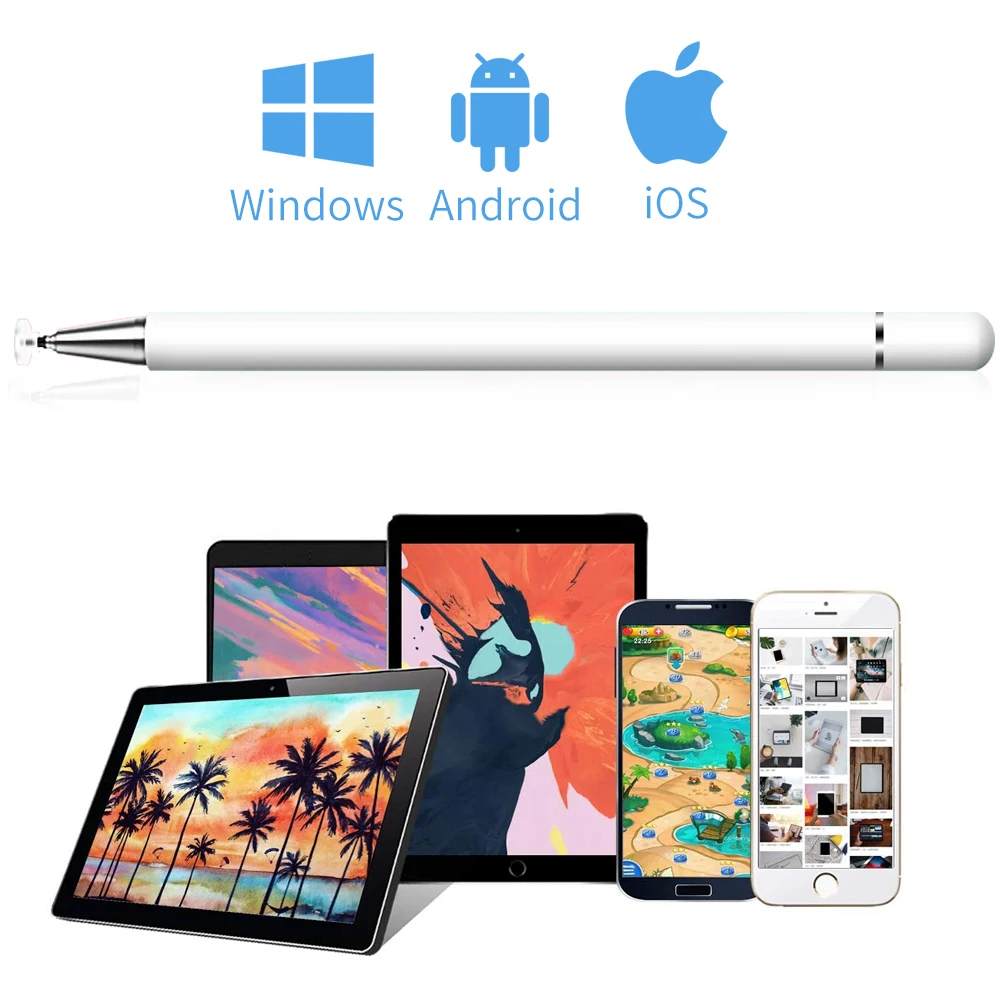 Стилус для планшета iPad ручка iPhone Huawei Xiaomi Apple карандаш универсальный стилус 2 в 1