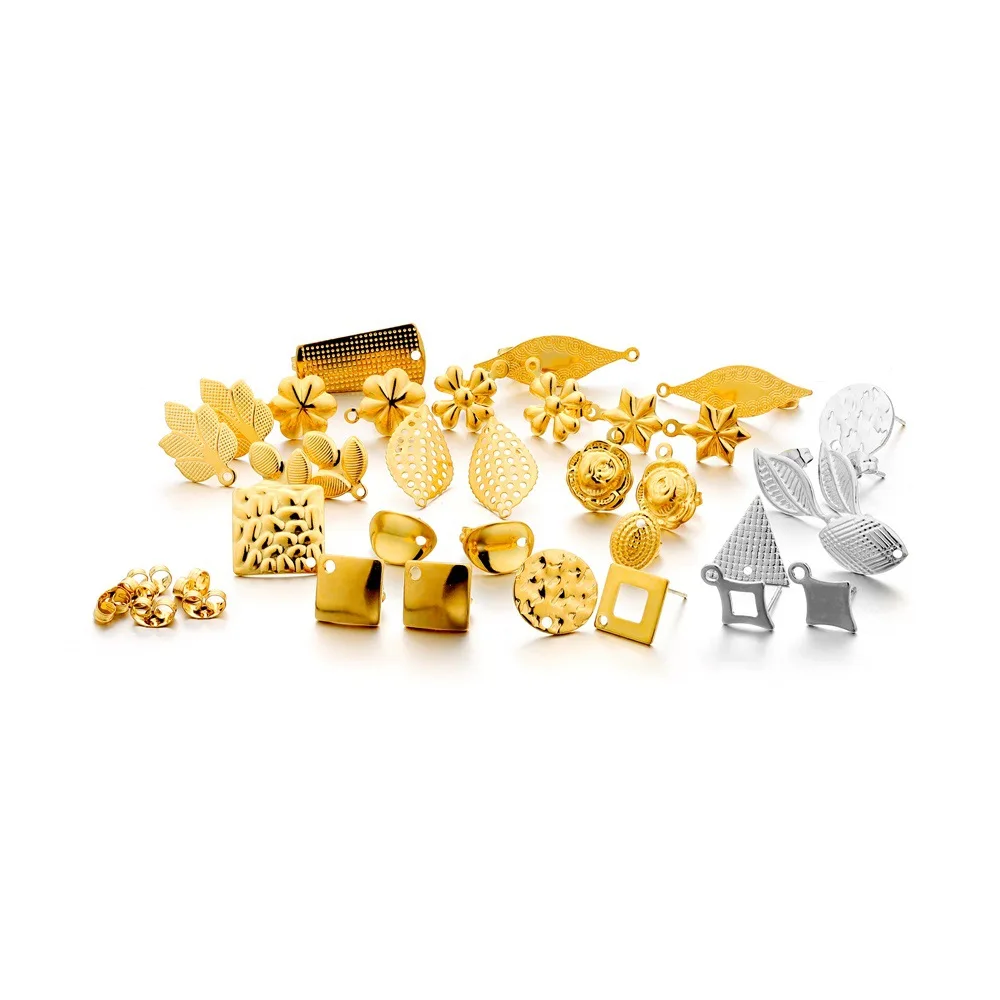 

10 штук «сделай сам», аксессуары для сережек с подвесным отверстием, серьги из нержавеющей стали