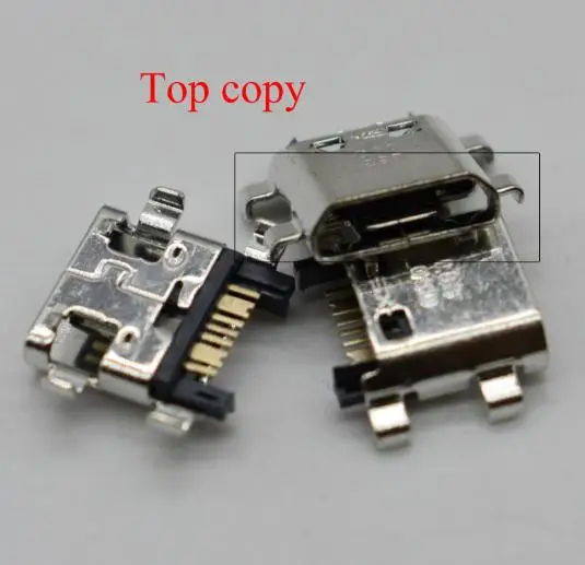 100 шт./партия для samsung Galaxy Grand Prime G530 G532 J5 J7 Prime On5 G570 On7 G610 micro usb зарядная док-станция разъем Разъем Порт - Цвет: for top copy