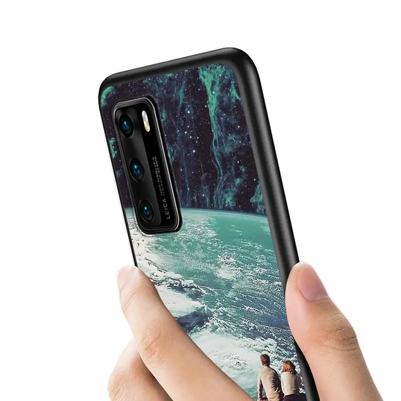 

Hot colagem Da Arte do vintage Style for Huawei P40 P30 P20 Pro P10 P9 P8 Lite E Pro P Smart Z Plus 2020 2019 Phone Case