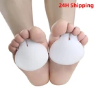 2 шт. = 1 пара гелевых подушек с плюсневая кость стопы носком, силиконовые подушечки для ортопедическая прокладка ног, выпрямитель для ног, облегчение боли