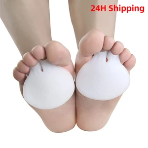 2 шт. = 1 пара гелевых подушек с плюсневая кость стопы носком, силиконовые подушечки для ортопедическая прокладка ног, выпрямитель для ног, облегчение боли