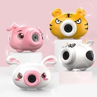 children outdoor toys summer wedding bubble blower girl cute bunny tiger automatic soap bubble machine toy boy simulation camera
