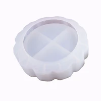 new silicone mold ashtray resin mold rond mold for diy resin uv crystal epoxy crafts crystal ashtray home decoration wholesale
