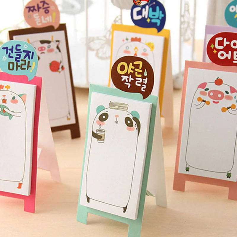 1 шт. клейкая подставка для Verticle клейкие бумажные нотки и блокноты милое