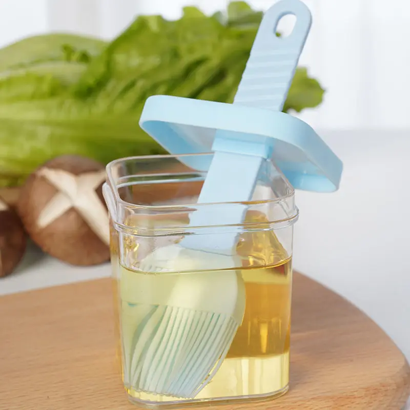 

Japanese Style High Temperature Oil Brush Sauce Bottle Silicone Brush Baking Cooking Barbecue Brush