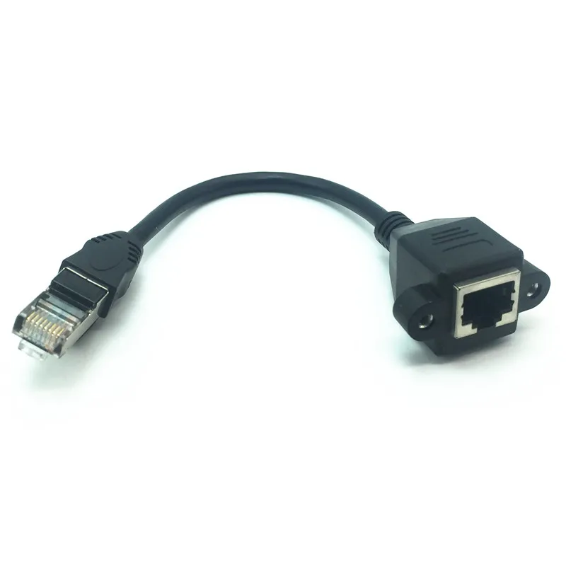 10 см RJ45 8P8C FTP STP UTP Cat 5e штекер гнездо Lan Ethernet сетевой Удлинительный кабель с