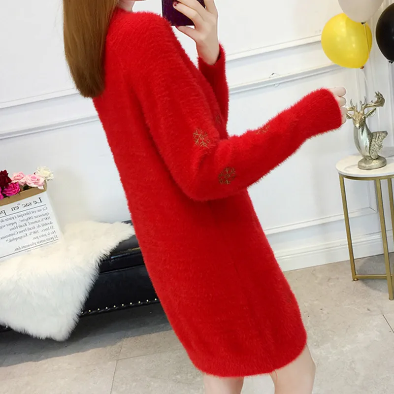 Women Pullover Knitted Sweater 2019 Autumn Winter Tops New Plus Size Ladies Sweaters Long Sleeve O-Neck Clothes Female Jumper | Женская