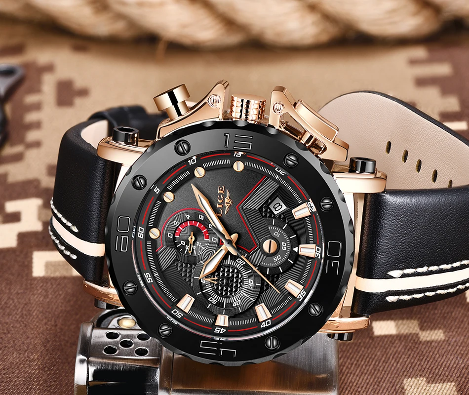 New Fashion Watch Men LIGE Top Brand Sport Watches Mens Quartz Clock Man Casual Military Waterproof WristWatch Relogio Masculino