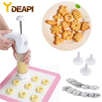 cookie press kit cookies mold gun diy pastry syringe extruder nozzles icing piping cream muffin biscuit maker machine home tools