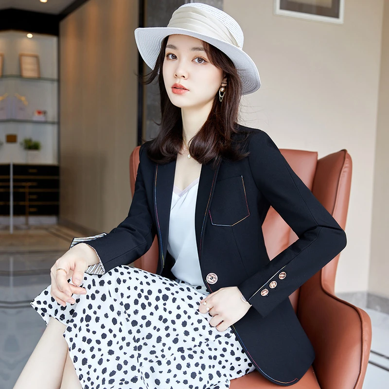 

Socialite Chanel Suit Jacket Women's New Fashion Temperament Goddess Style Waist Slimming Small Suit Jacket