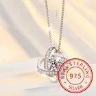 Новый четырехлистного клевера колье ожерелье ювелирные изделия цветок 925 серебряные подвески ожерелья цепи подарок на день рождения для вокруг шеи отличное Женское Ожерелье Свадебные украшения