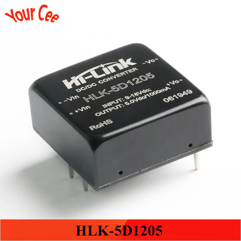 DC-DC 5W Isolated Converter Power Supply Module 12V to 5V/12V/15V 24v 5V/12V HLK-5D2405/5D1205/5D1212/5D1215/5D2412 | Электроника