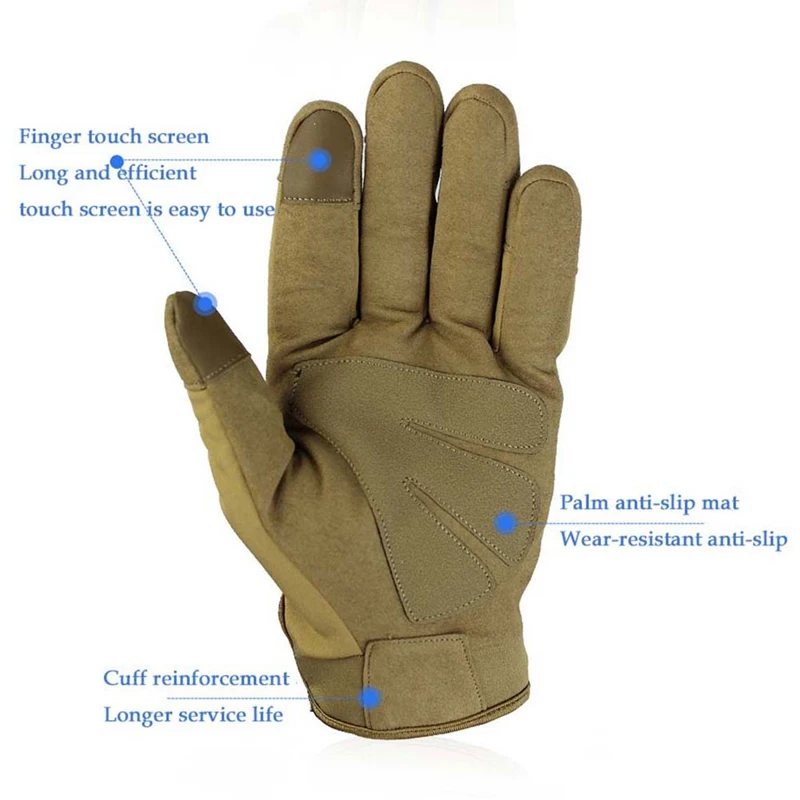 Армейские военные тактические перчатки для альпинизма пешего туризма