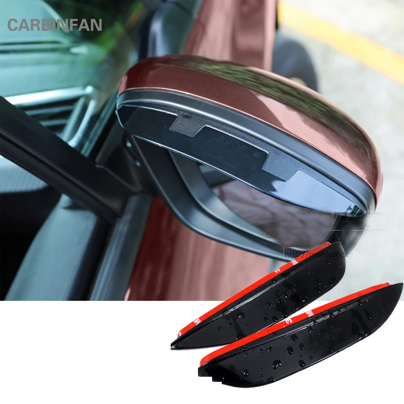Автомобильные Внешние аксессуары пластиковый дождевой тент для зеркала заднего