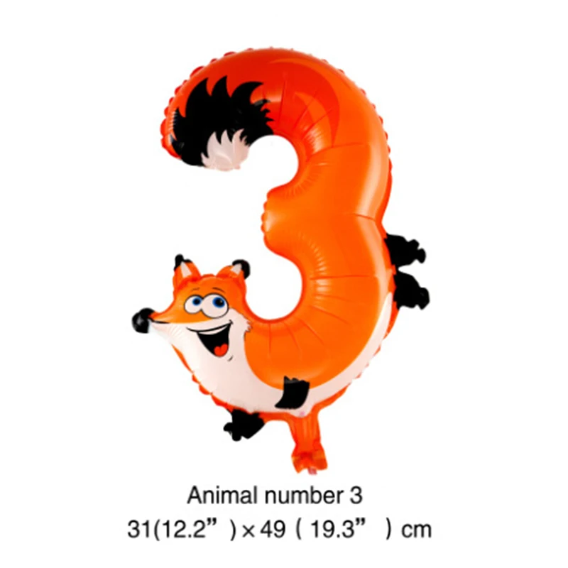 1 шт. 16 дюймовые фольгированные воздушные шары в виде цифр|Воздушные и аксессуары|