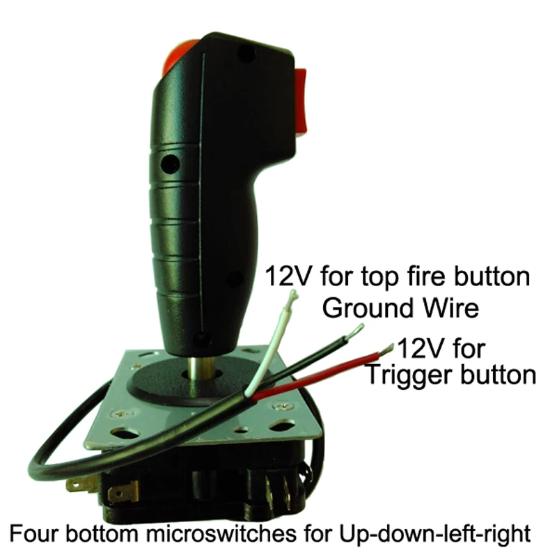 Mini Grab Arcade Flight Yoke Stick джойстик 8 способов с двумя пусковыми и верхними кнопками для